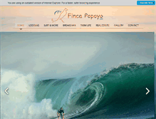 Tablet Screenshot of fincapopoyo.com